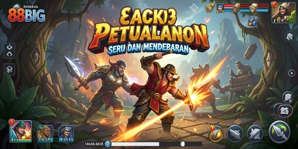 Tangkapan layar fitur gameplay mendebarkan 88BIG.