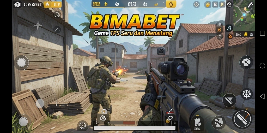 Tampilan gameplay dinamis di BIMABET dengan pertempuran yang menegangkan.