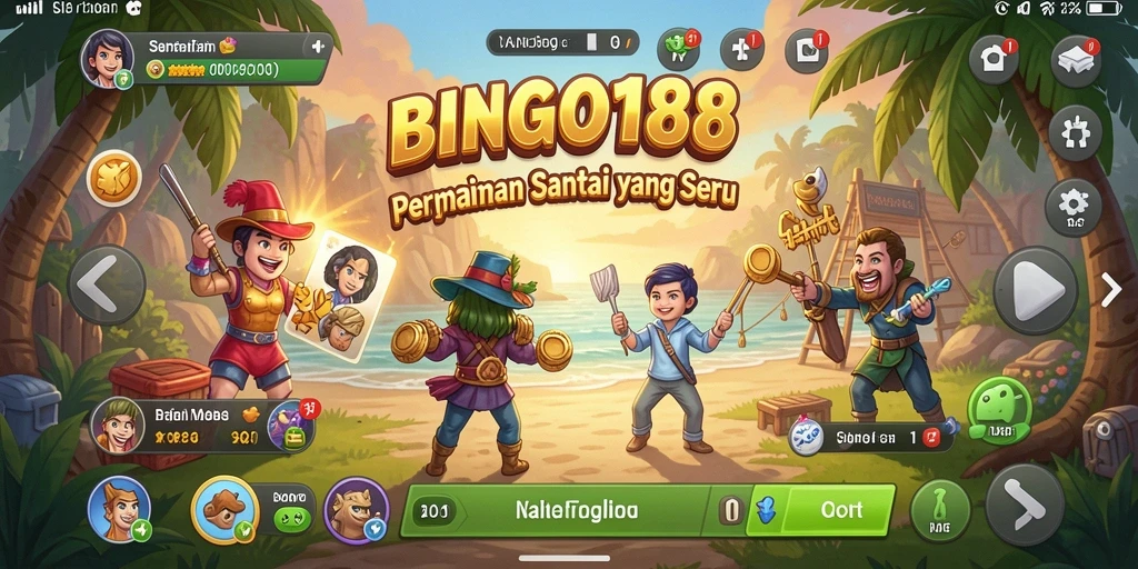Tampilan gameplay BINGO188 yang seru dan mengasyikkan.