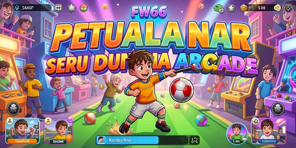 Screenshot gameplay FW66 yang menampilkan petualangan seru di dunia Arcade.