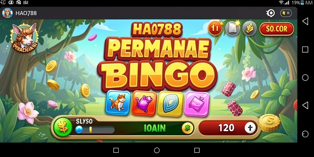Gameplay menarik HAO788 dengan fitur Bingo yang seru.