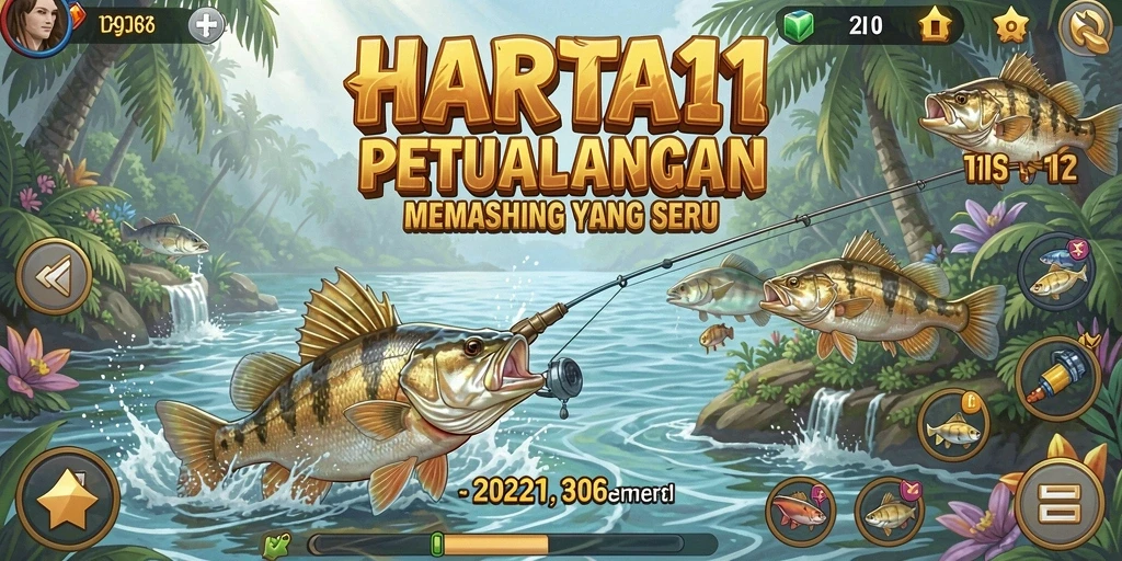 Tangkapan ikan yang menakjubkan dalam gameplay HARTA11.