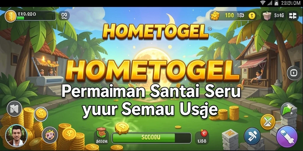 Gameplay HOMETOGEL yang penuh warna dan seru untuk semua pemain.
