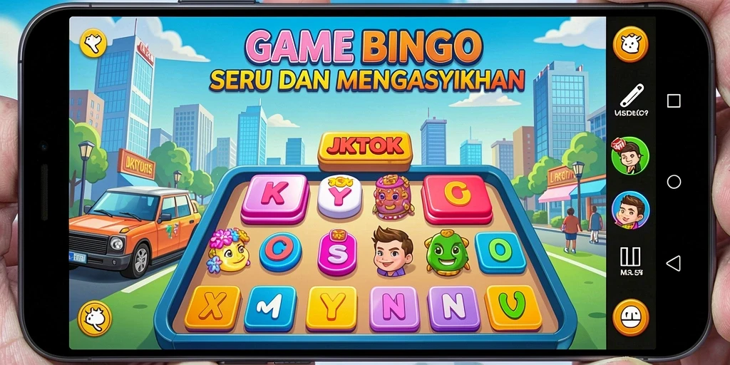 Tampilan gameplay Bingo yang memukau di JKTOK.