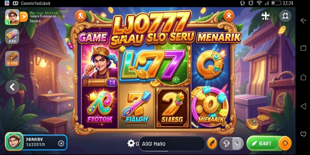 Tampilan gameplay Slot yang menarik di LJO777.