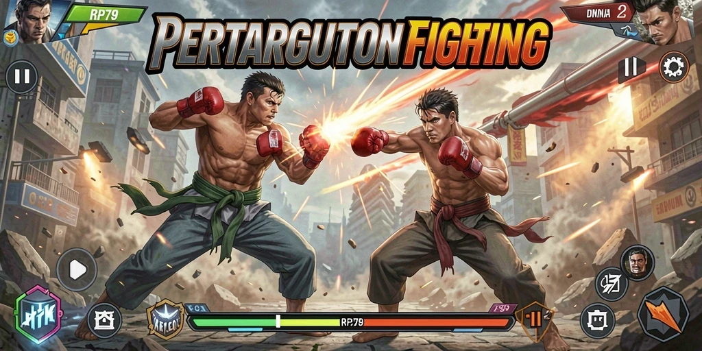 Tampilan gameplay RP79 dengan aksi Fighting yang mendebarkan.