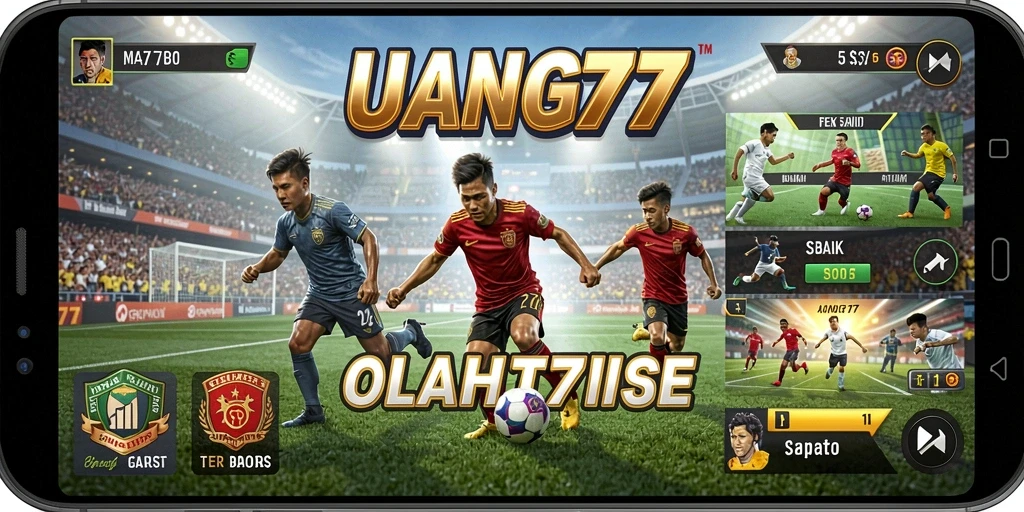 Tampilan gameplay mendebarkan di UANG77 dengan aksi olahraga yang intens.