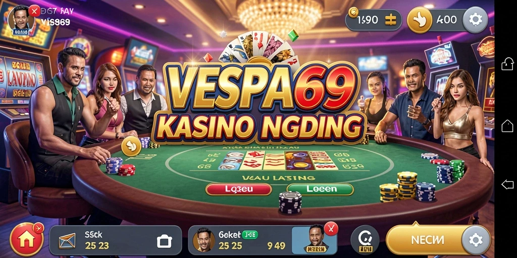 Tampilan menarik dari gameplay VESPA69 yang mengasyikkan.